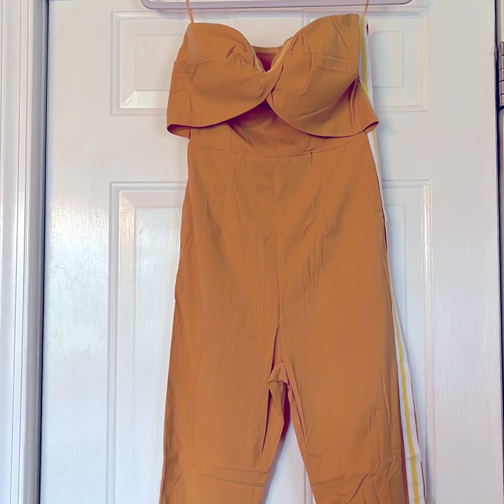 Strapless pantsuit NWT